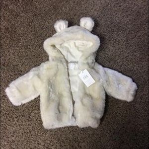 Luxe baby fur coat